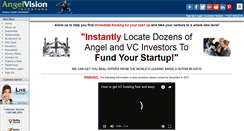 Desktop Screenshot of angelvisioninvestors.com